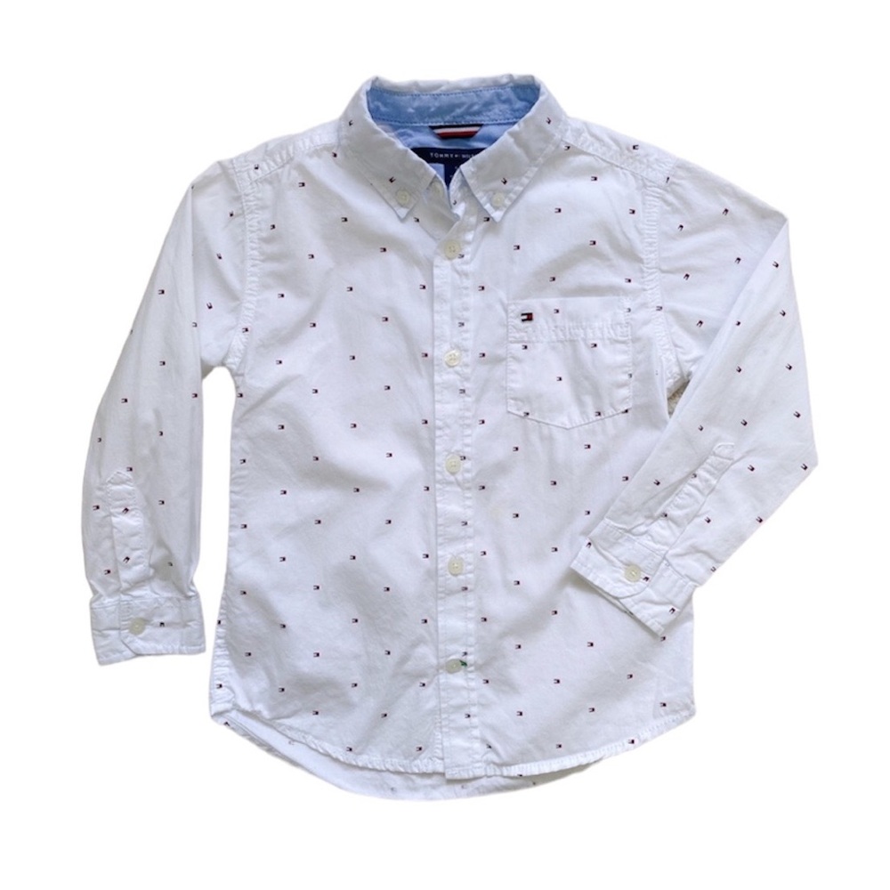 Tommy Hilfiger logo button down shirt